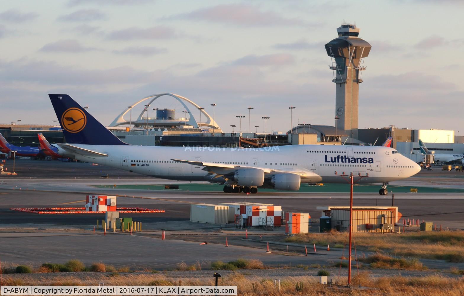 D-ABYM, 2014 Boeing 747-830 C/N 37837, LAX spotting