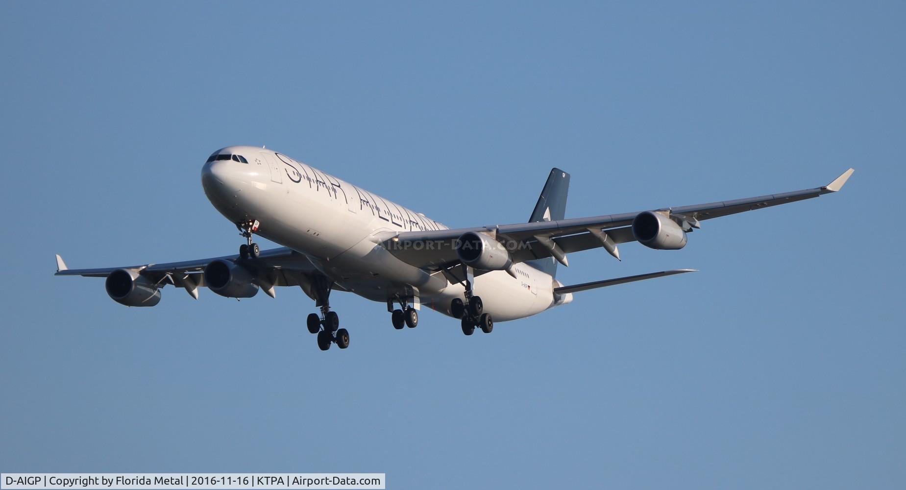 D-AIGP, 1998 Airbus A340-313X C/N 252, TPA spotting