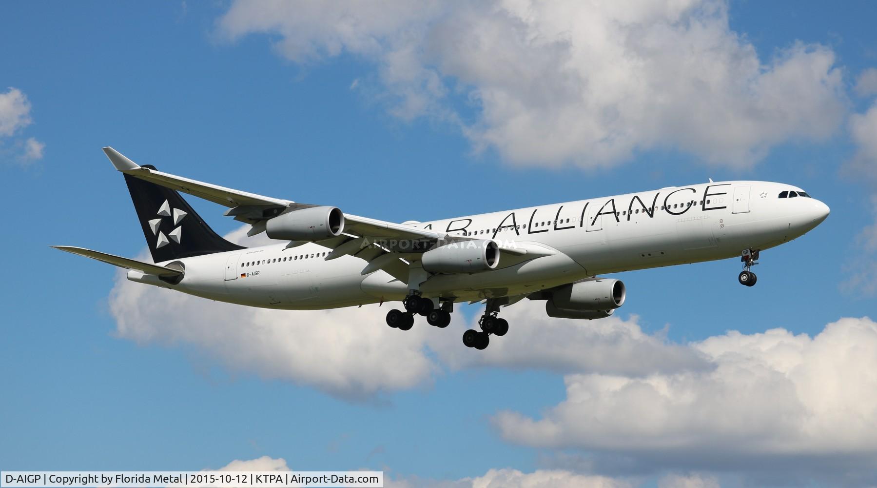 D-AIGP, 1998 Airbus A340-313X C/N 252, TPA spotting