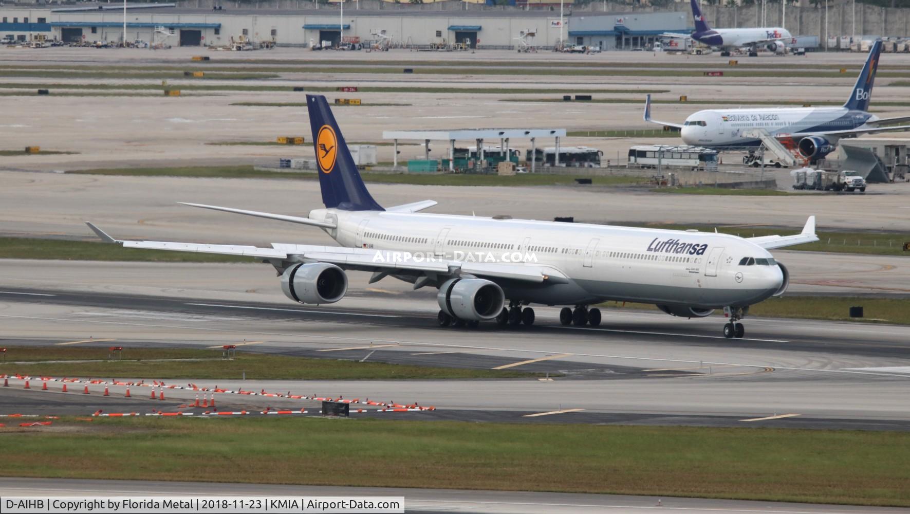D-AIHB, 2003 Airbus A340-642 C/N 517, MIA spotting
