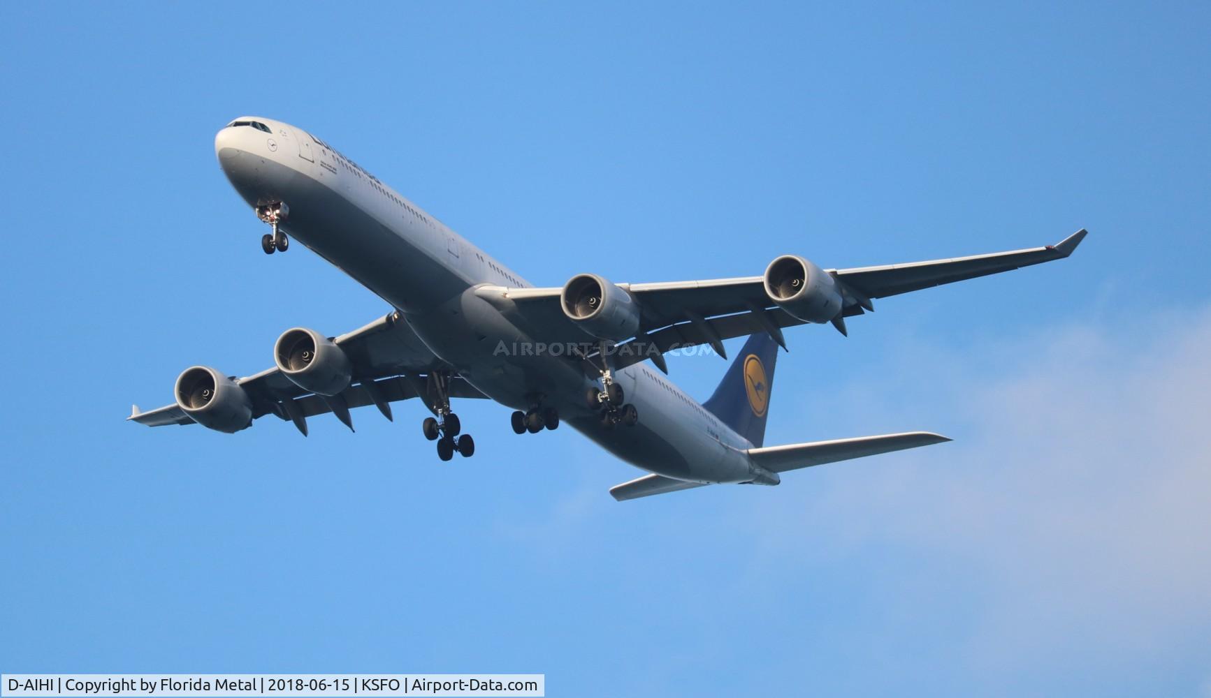 D-AIHI, 2004 Airbus A340-642 C/N 569, SFO spotting