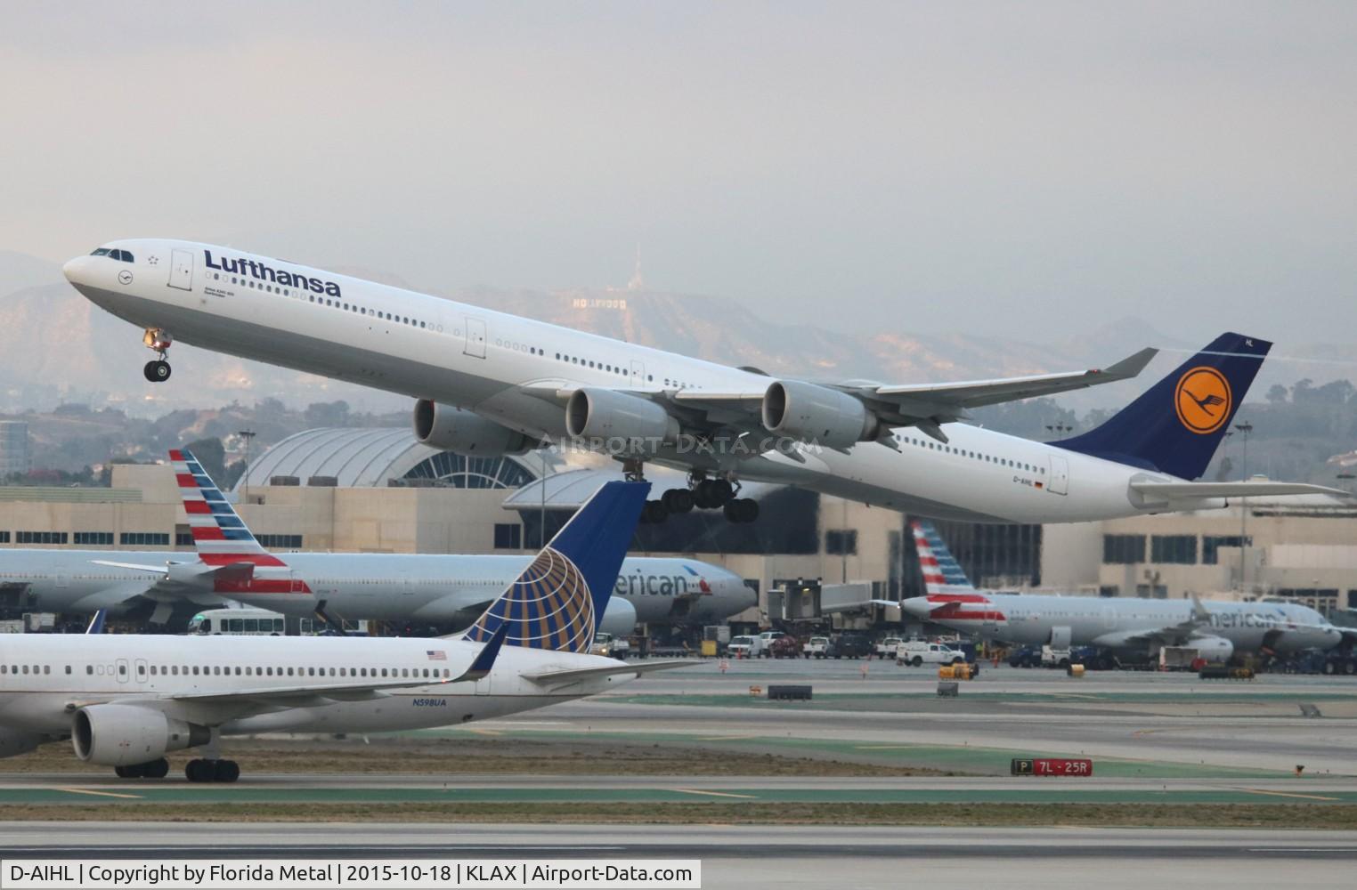 D-AIHL, 2004 Airbus A340-642 C/N 583, LAX spotting