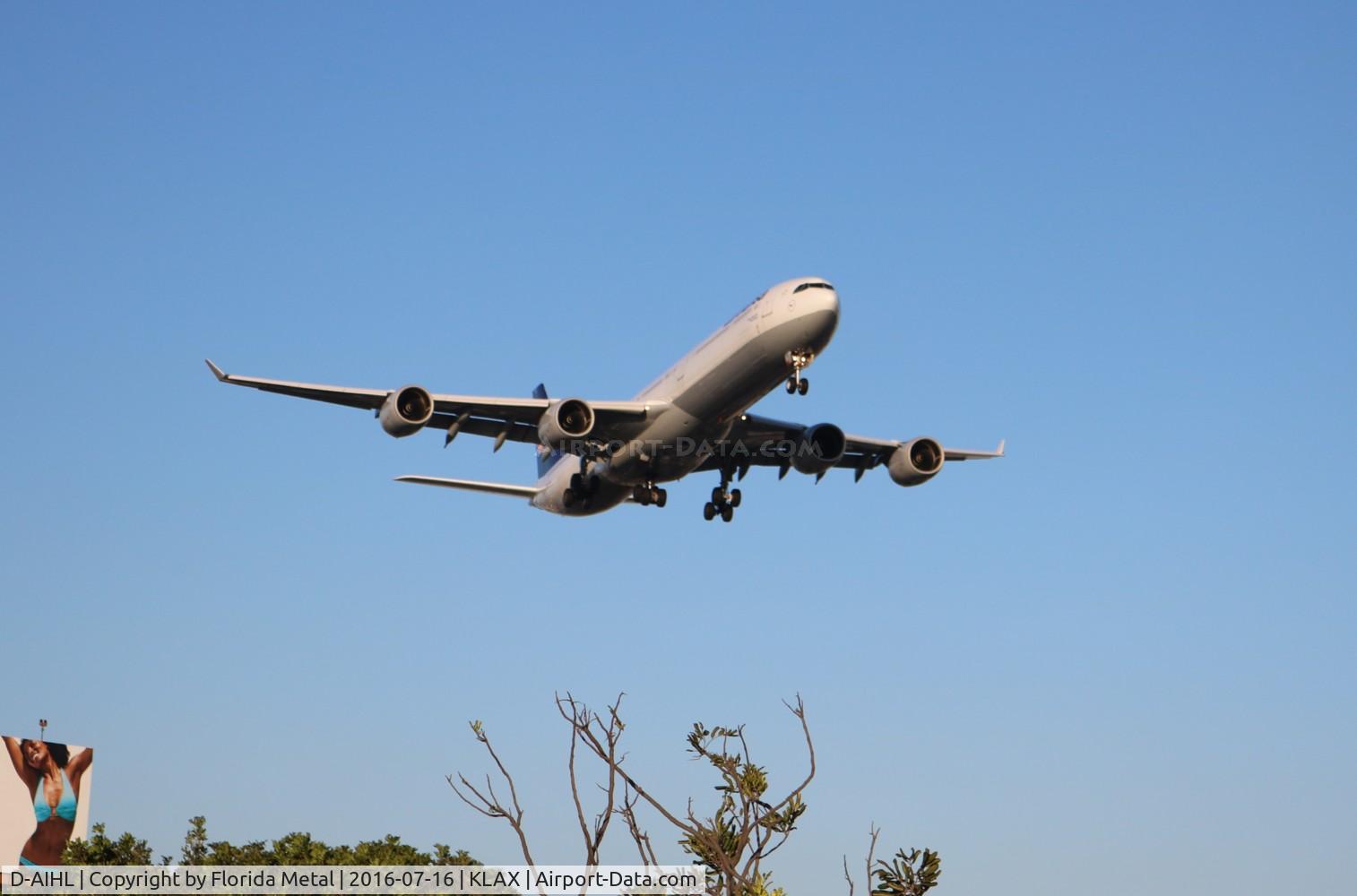 D-AIHL, 2004 Airbus A340-642 C/N 583, LAX spotting