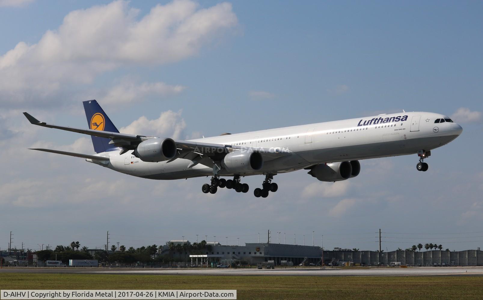 D-AIHV, 2008 Airbus A340-642X C/N 897, MIA spotting