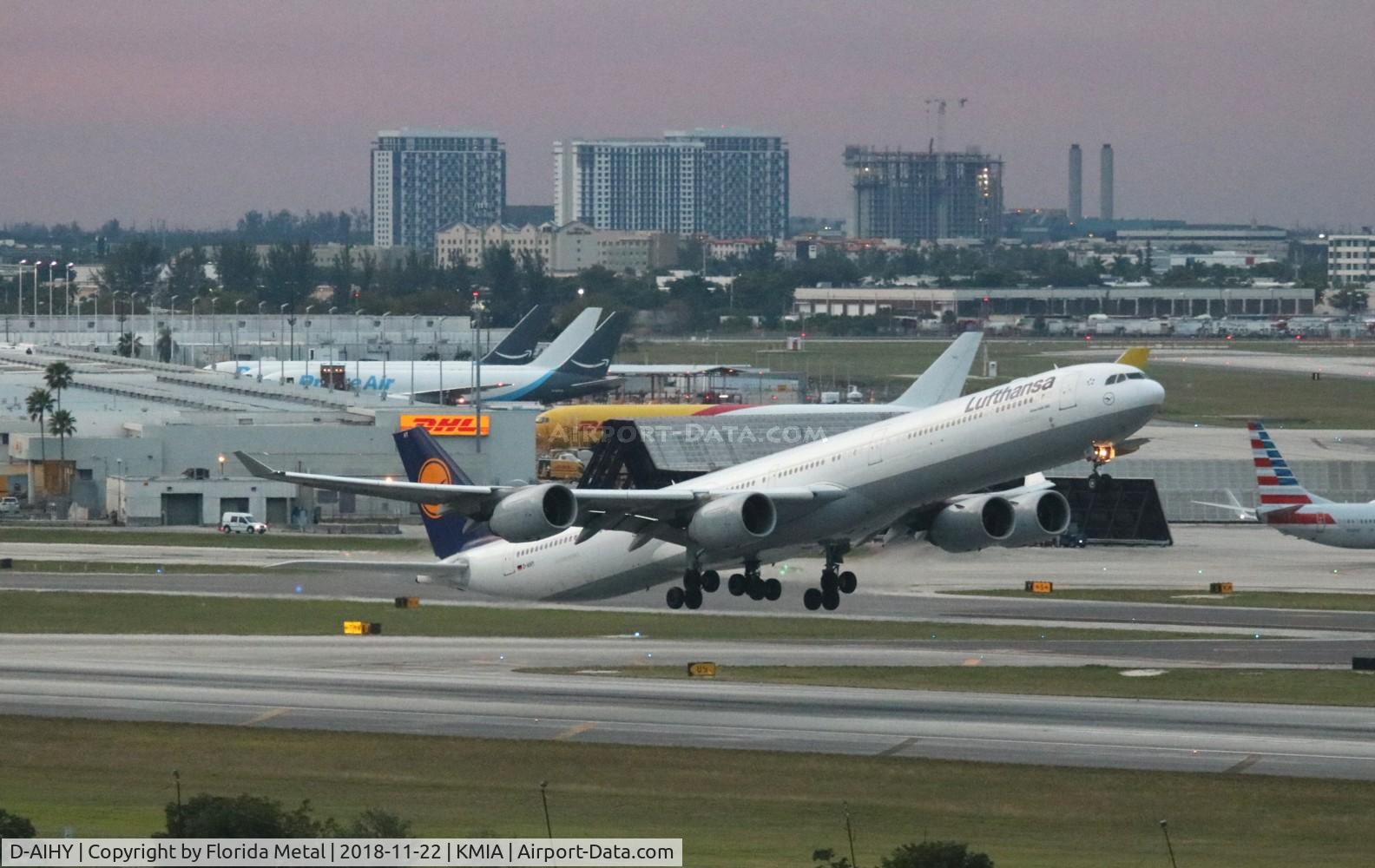 D-AIHY, 2009 Airbus A340-642X C/N 987, MIA spotting