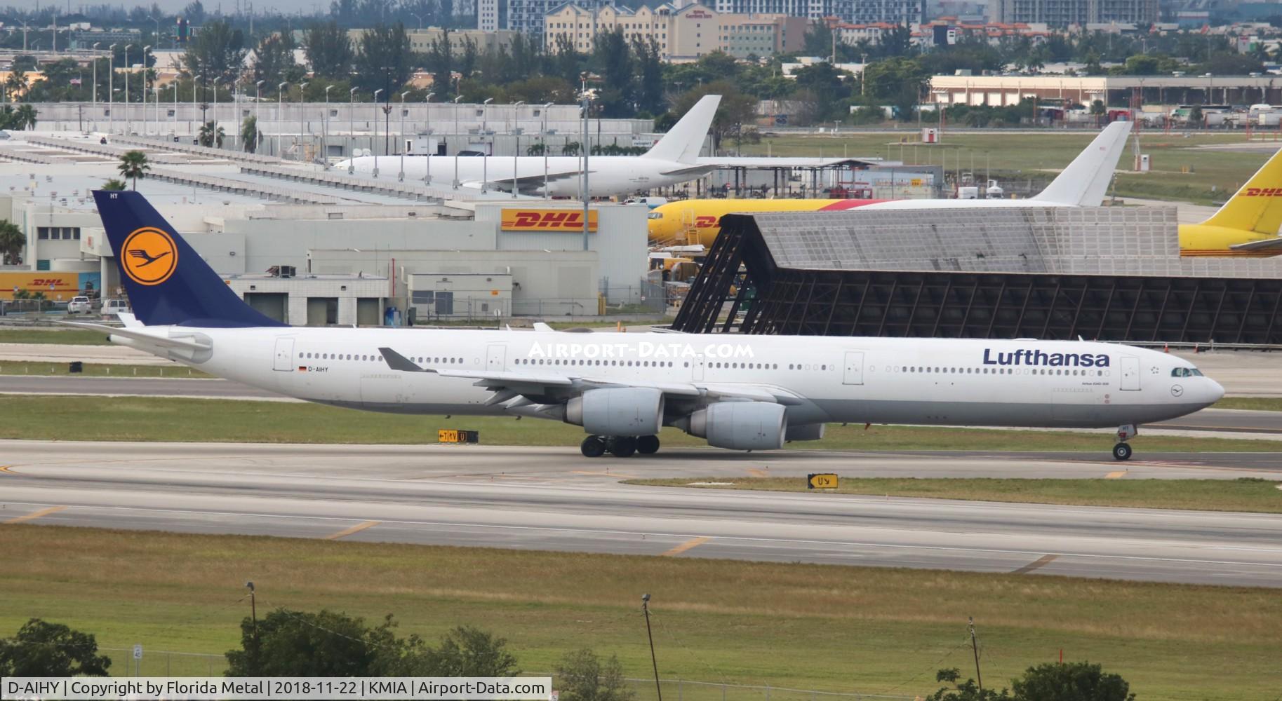 D-AIHY, 2009 Airbus A340-642X C/N 987, MIA spotting