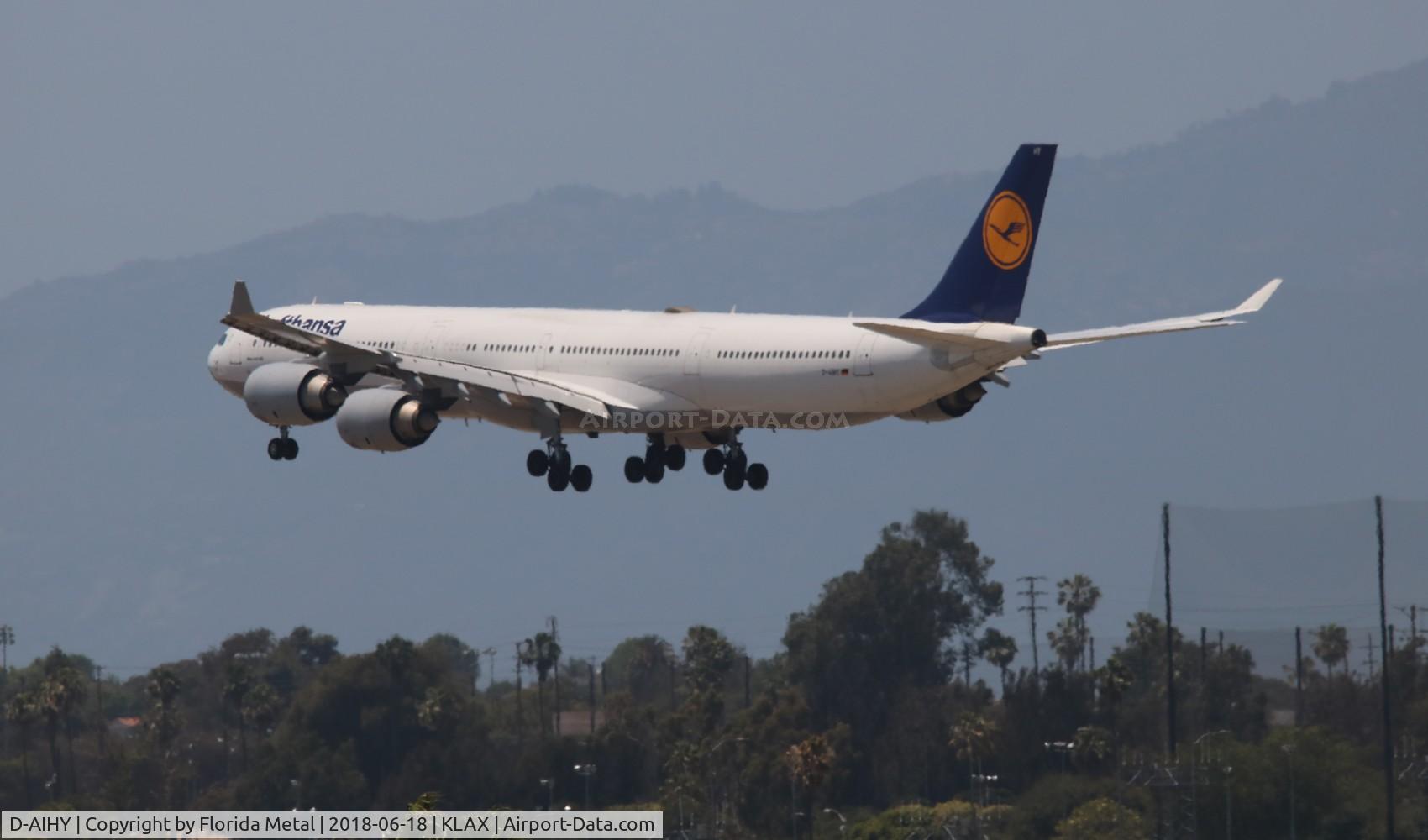 D-AIHY, 2009 Airbus A340-642X C/N 987, LAX spotting