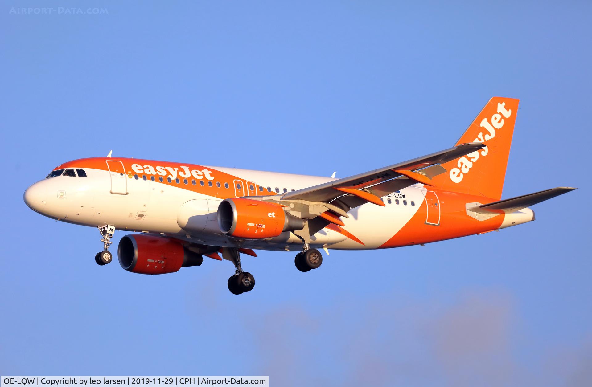 OE-LQW, 2009 Airbus A319-111 C/N 4129, Copenhagen 29.11.2019 L/D R-30