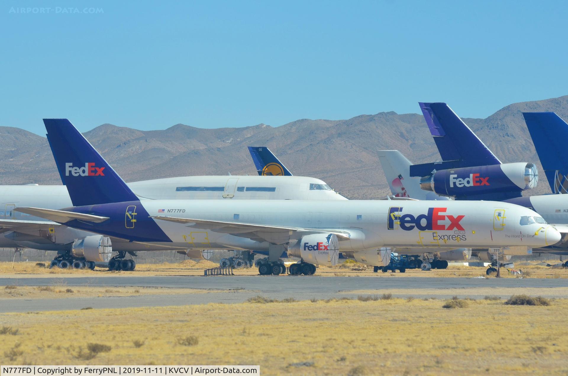 N777FD, 1991 Boeing 757-222(SF) C/N 25222, Fedex B752F stored in VCV since July 2019.