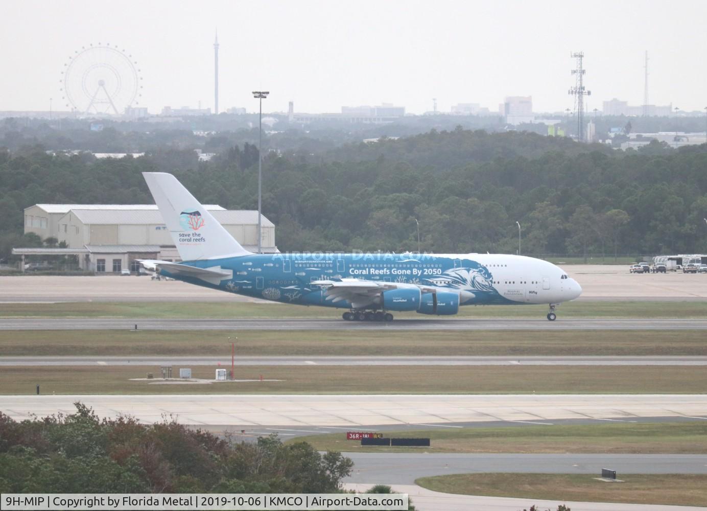 9H-MIP, 2006 Airbus A380-841 C/N 006, MCO spotting