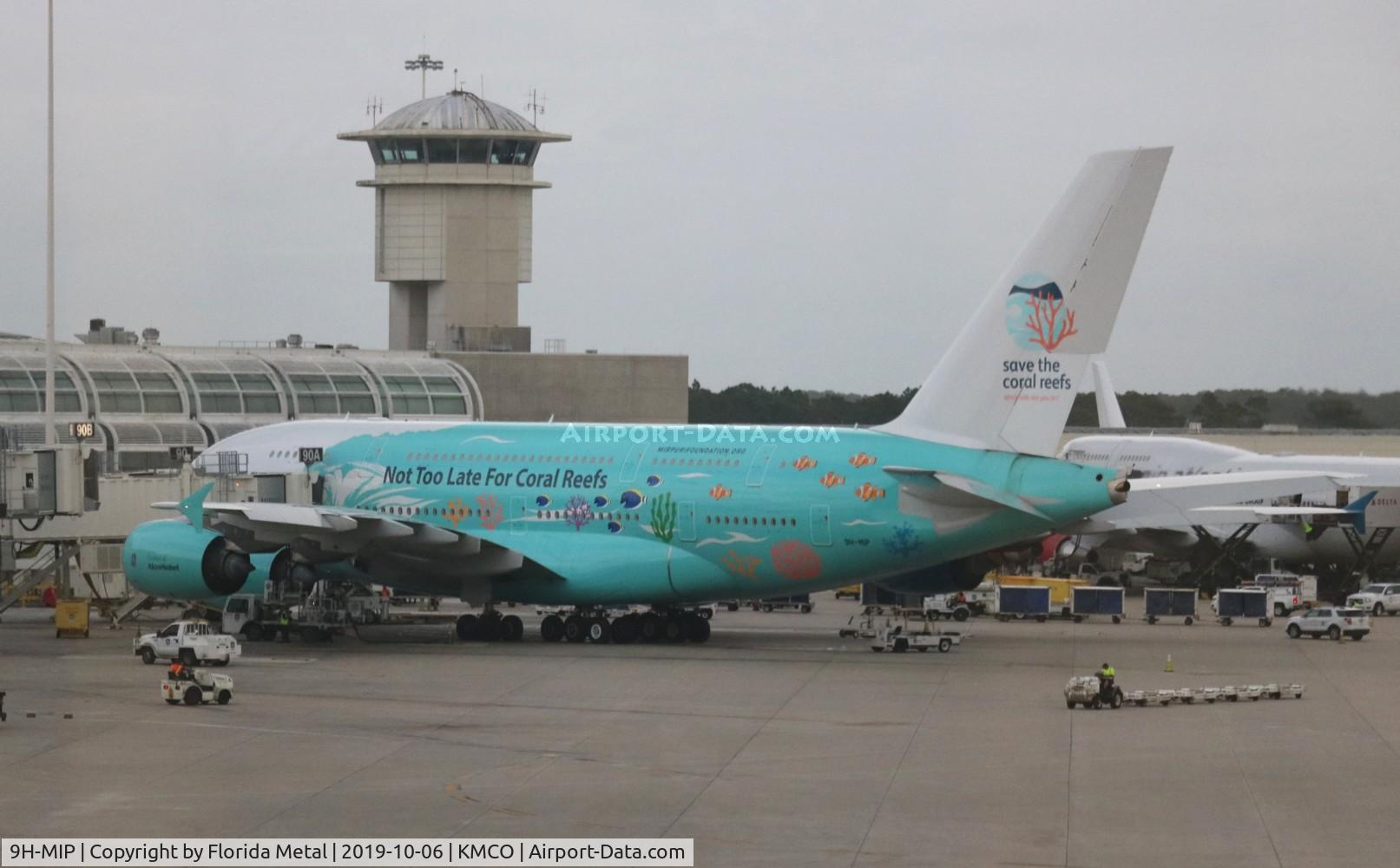 9H-MIP, 2006 Airbus A380-841 C/N 006, MCO spotting