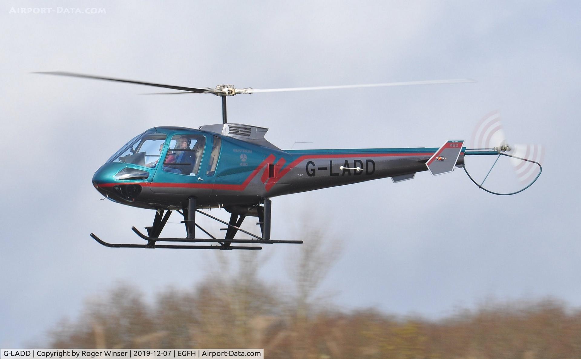 G-LADD, 1999 Enstrom 480 C/N 5037, Visiting Enstrom helicopter.