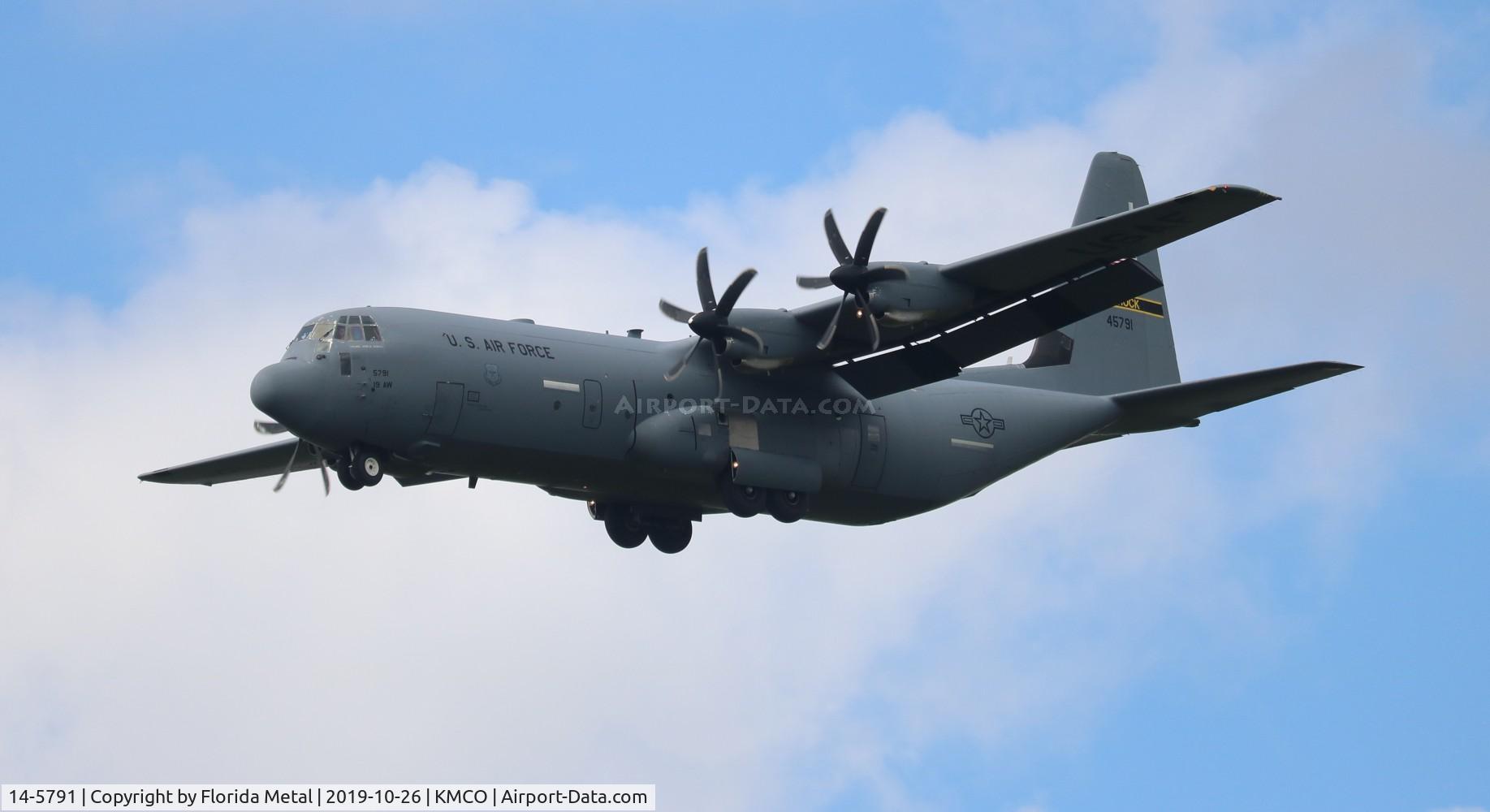14-5791, 2016 Lockheed Martin C-130J-30 Super Hercules C/N 382-5791, MCO spotting