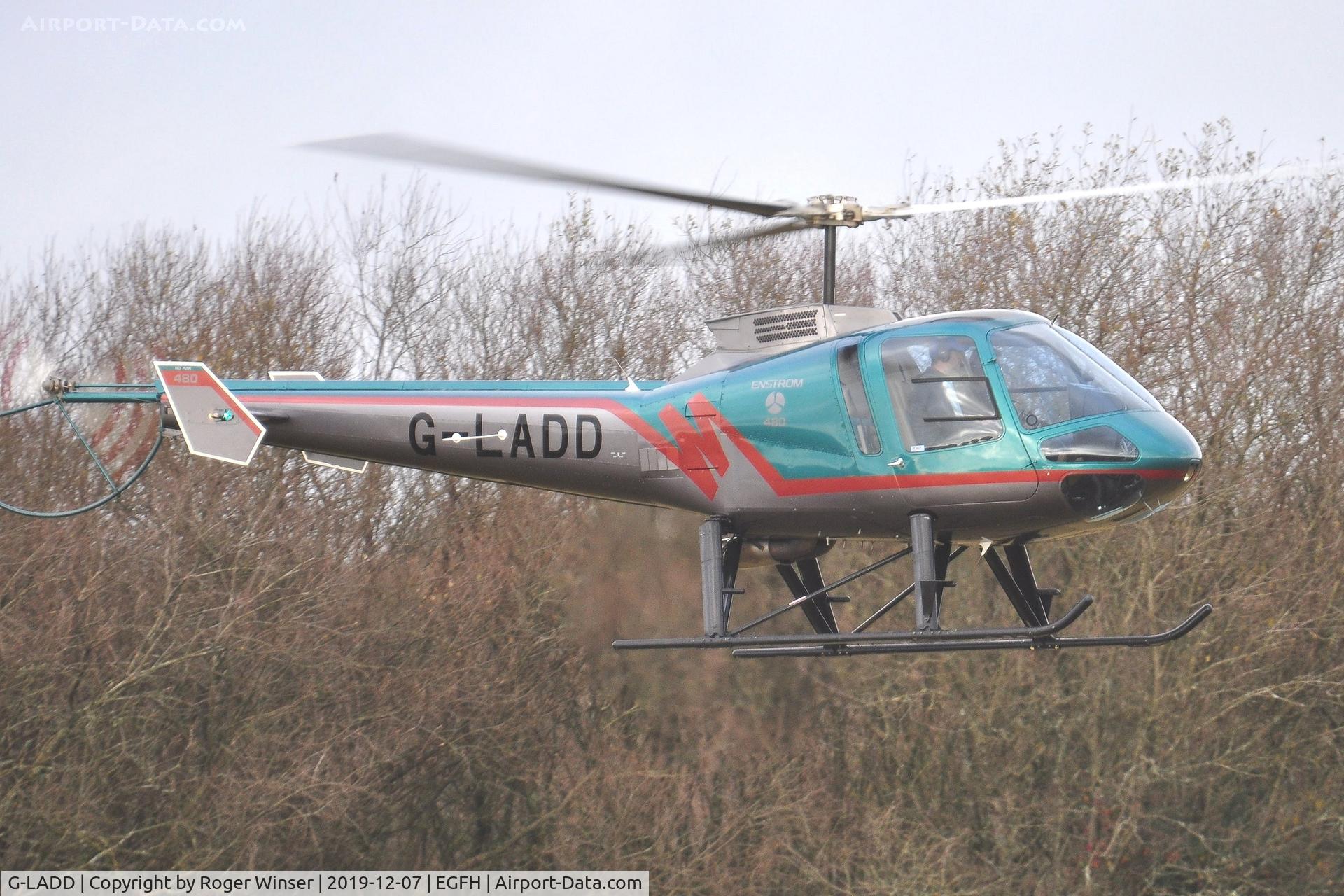 G-LADD, 1999 Enstrom 480 C/N 5037, Visiting Enstrom helicopter.