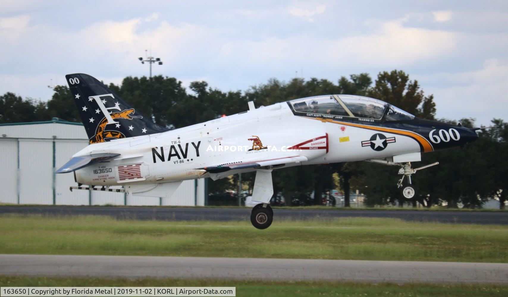 163650, McDonnell Douglas T-45C Goshawk C/N A052, ORL spotting
