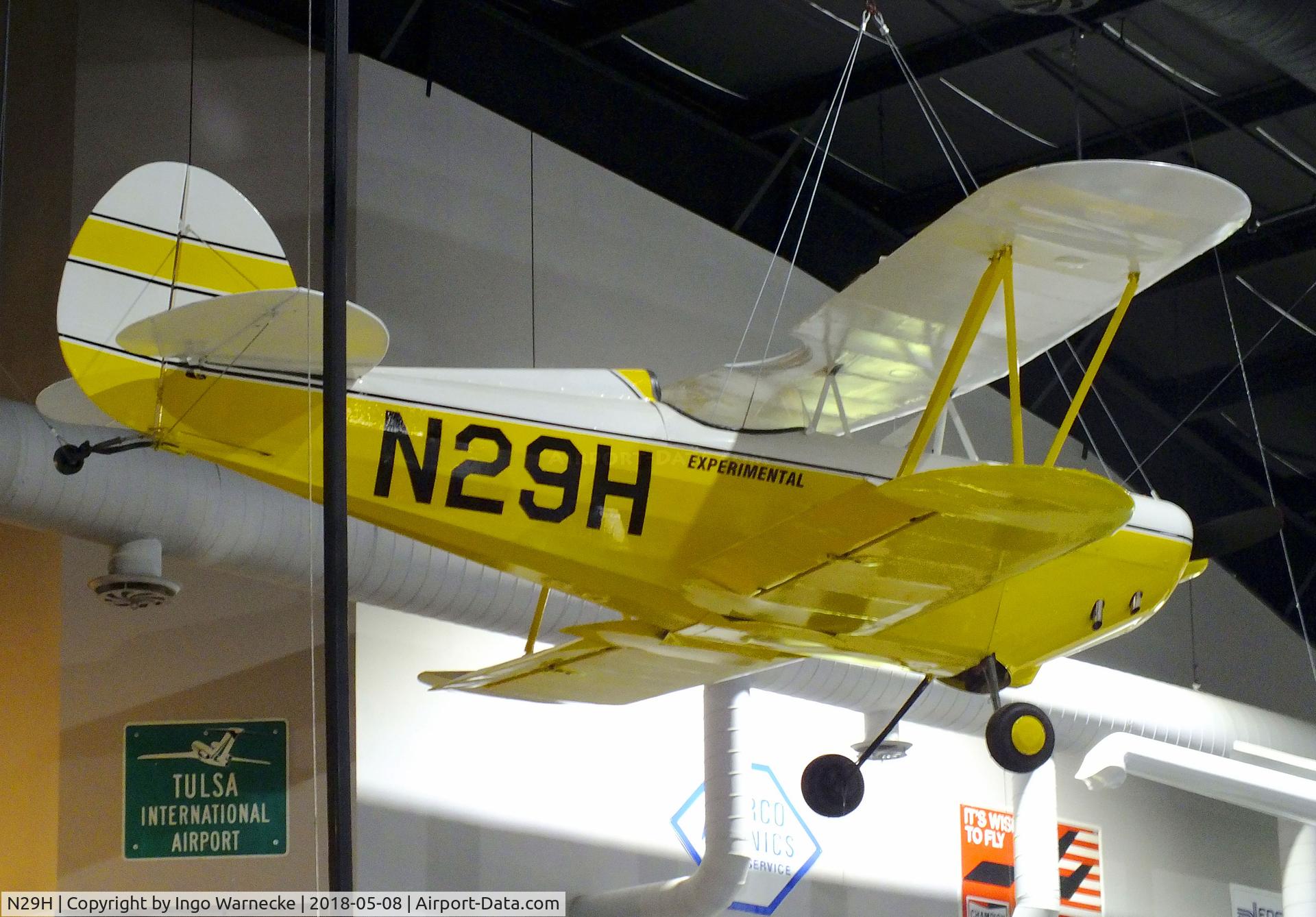 N29H, 1965 Hu-go Craft VPS C/N 1, Hu-go Craft VPS (Vest Pocket Special) at the Tulsa Air & Space Museum, Tulsa OK
