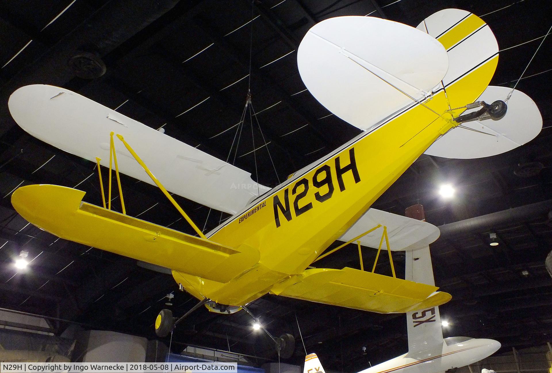 N29H, 1965 Hu-go Craft VPS C/N 1, Hu-go Craft VPS (Vest Pocket Special) at the Tulsa Air & Space Museum, Tulsa OK