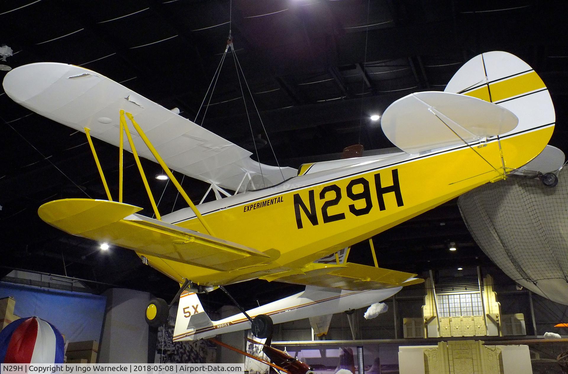N29H, 1965 Hu-go Craft VPS C/N 1, Hu-go Craft VPS (Vest Pocket Special) at the Tulsa Air & Space Museum, Tulsa OK