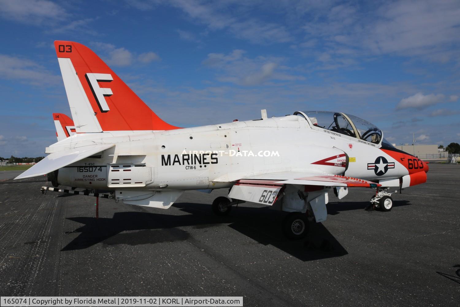 165074, McDonnell Douglas T-45C Goshawk C/N A078, ORL spotting