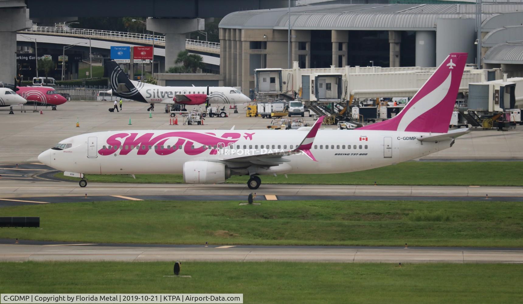 C-GDMP, 2015 Boeing 737-8CT C/N 60131, TPA spotting