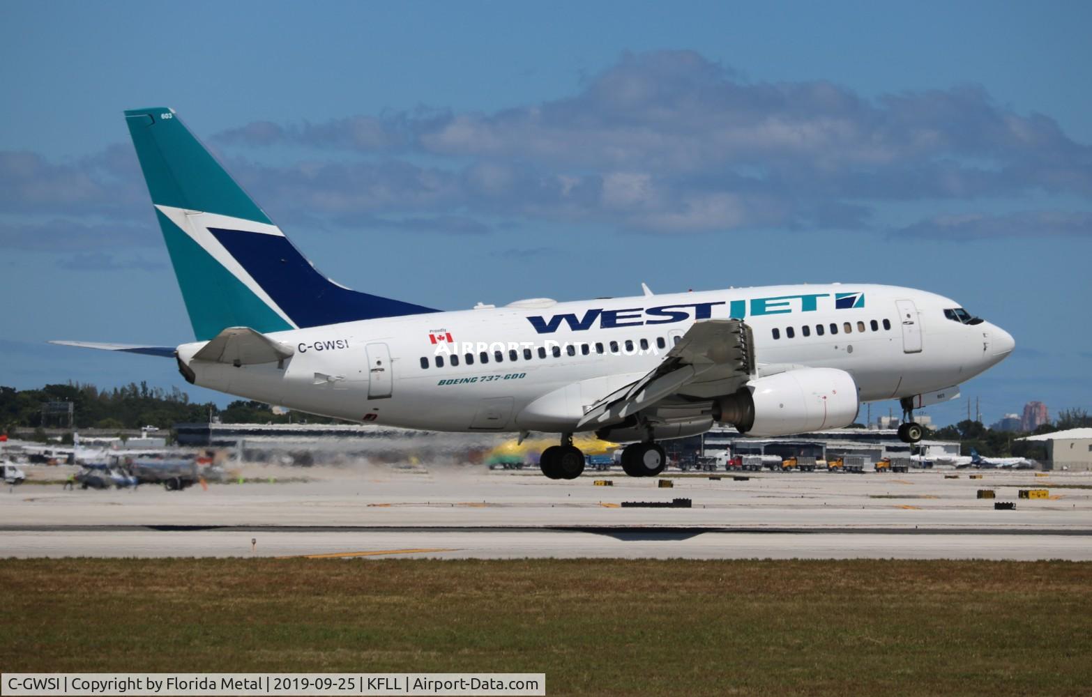 C-GWSI, 2005 Boeing 737-6CT C/N 34286, FLL spotting