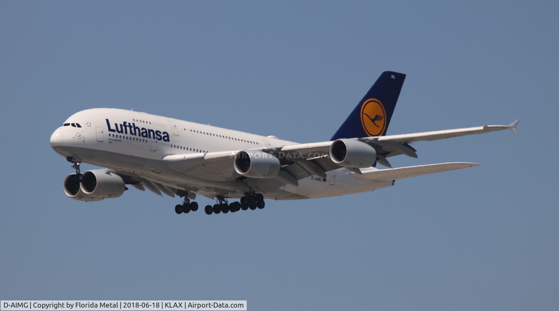 D-AIMG, 2011 Airbus A380-841 C/N 069, LAX 2018