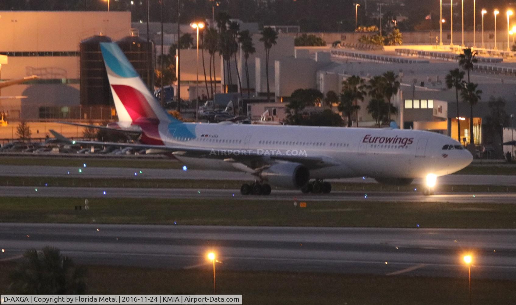 D-AXGA, 2003 Airbus A330-203 C/N 530, MIA 2016
