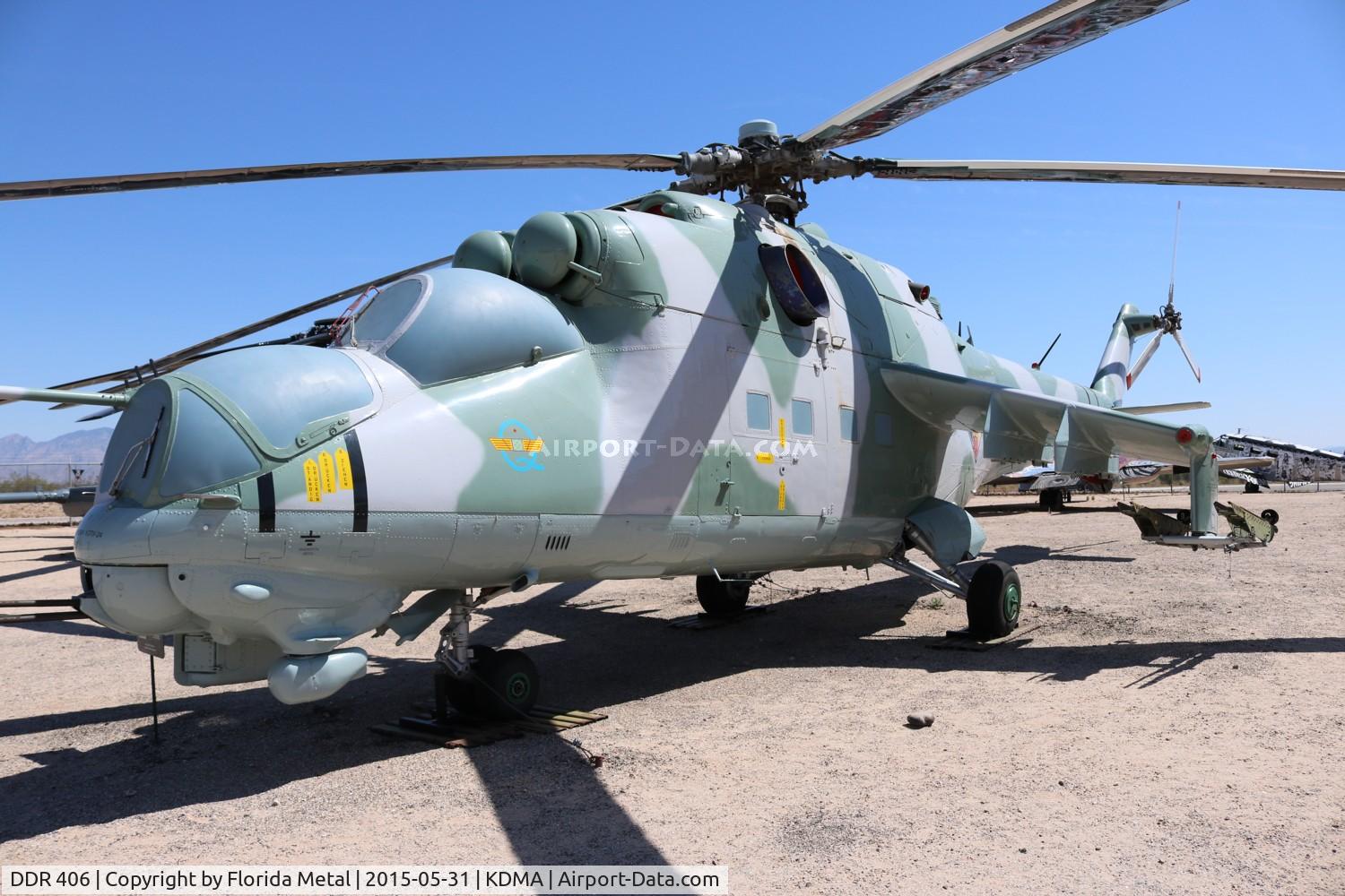 DDR 406, Mil Mi-24D Hind C/N B4002, PIMA 2015