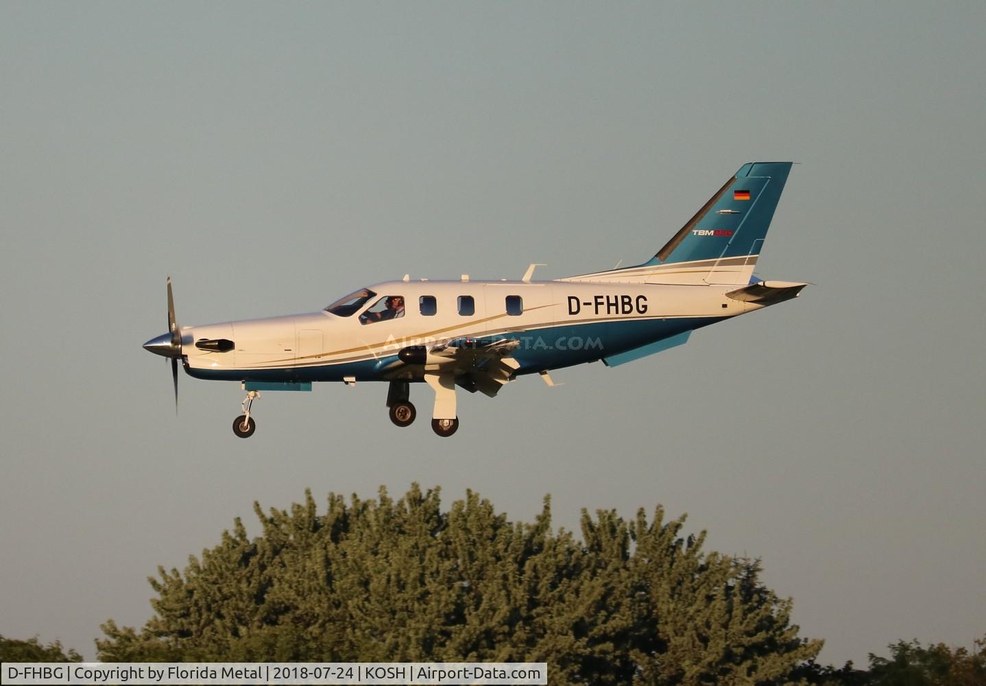 D-FHBG, 2012 Socata TBM-850 C/N 617, OSH 2018