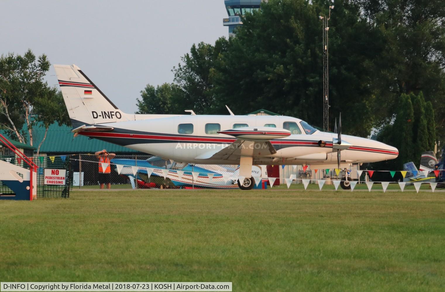 D-INFO, 1981 Piper PA-31T2 Cheyenne IIXL C/N 31T-8166031, OSH 2018