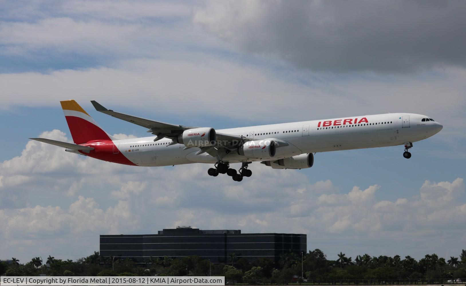 EC-LEV, 2010 Airbus A340-642 C/N 1079, MIA 2015