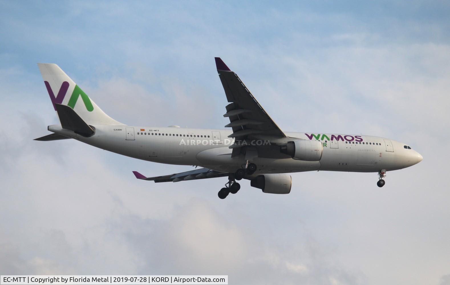 EC-MTT, 2002 Airbus A330-223 C/N 454, ORD 2019