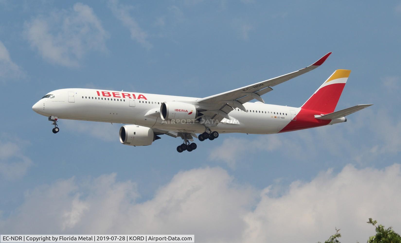 EC-NDR, 2019 Airbus A350-941 C/N 312, ORD 2019