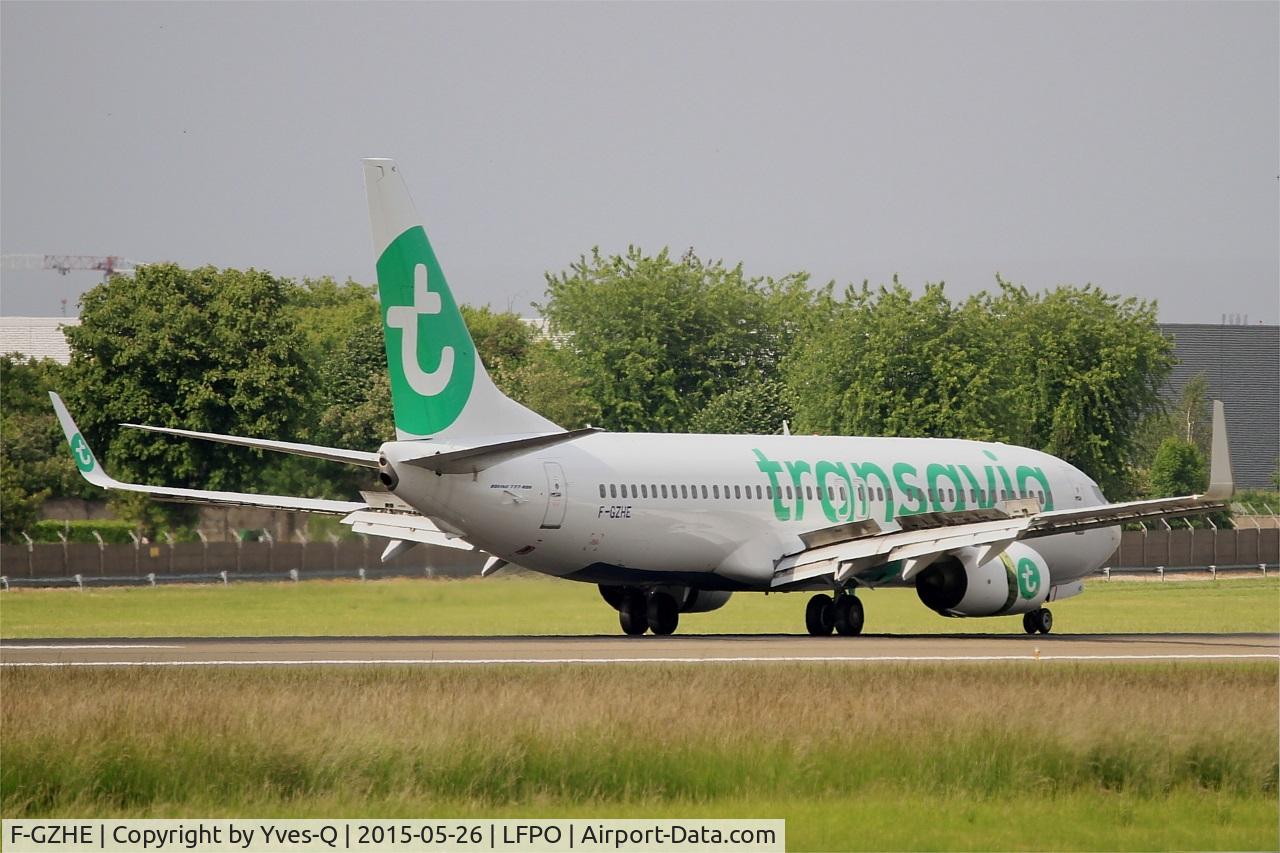 F-GZHE, 2008 Boeing 737-8K2 C/N 29678, Boeing 737-8K2, Landing rwy 06, Paris-Orly airport (LFPO-ORY)