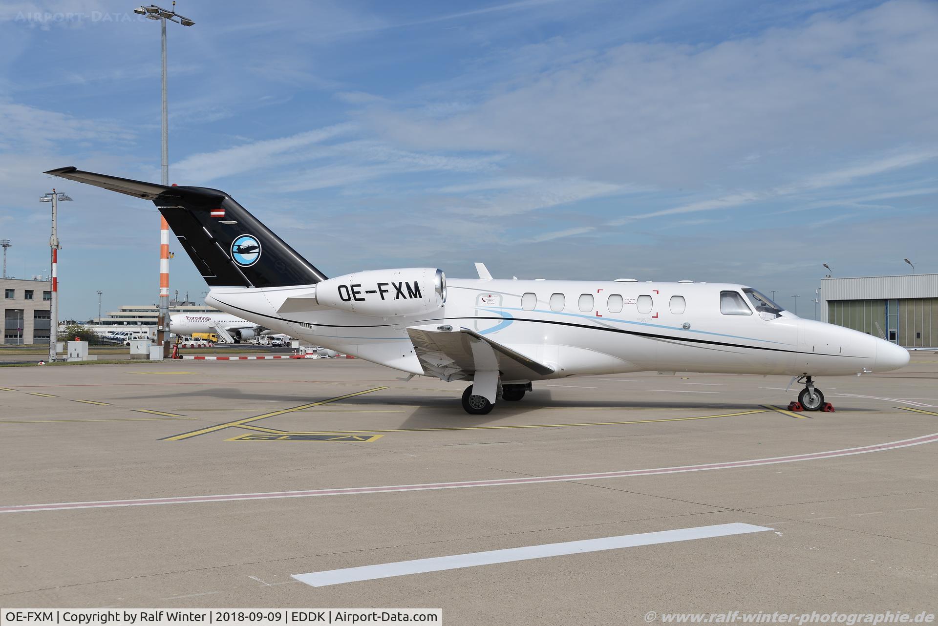 OE-FXM, 2007 Cessna 525A CitationJet CJ2+ C/N 525A-0341, Cessna 525A CitatioJet CJ2 - SPG Speedwings Executive Jet - 525A0341 - OE-FXM - 09.09.2018 - CGN