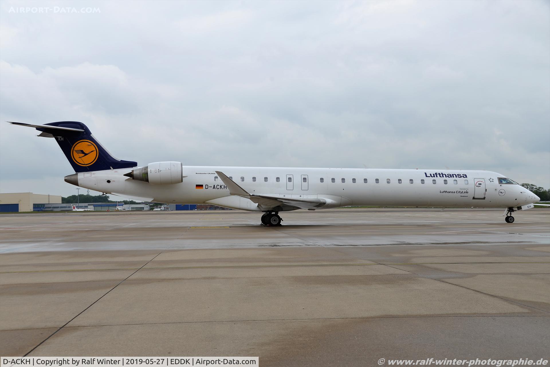 D-ACKH, 2006 Bombardier CRJ-900LR (CL-600-2D24) C/N 15085, Bombardier CL-600-2D24 CRJ-900LR - CL CLH Lufthansa CityLine 'Radebeul' - 15085 - D-ACKH - 27.05.2019 - CGN