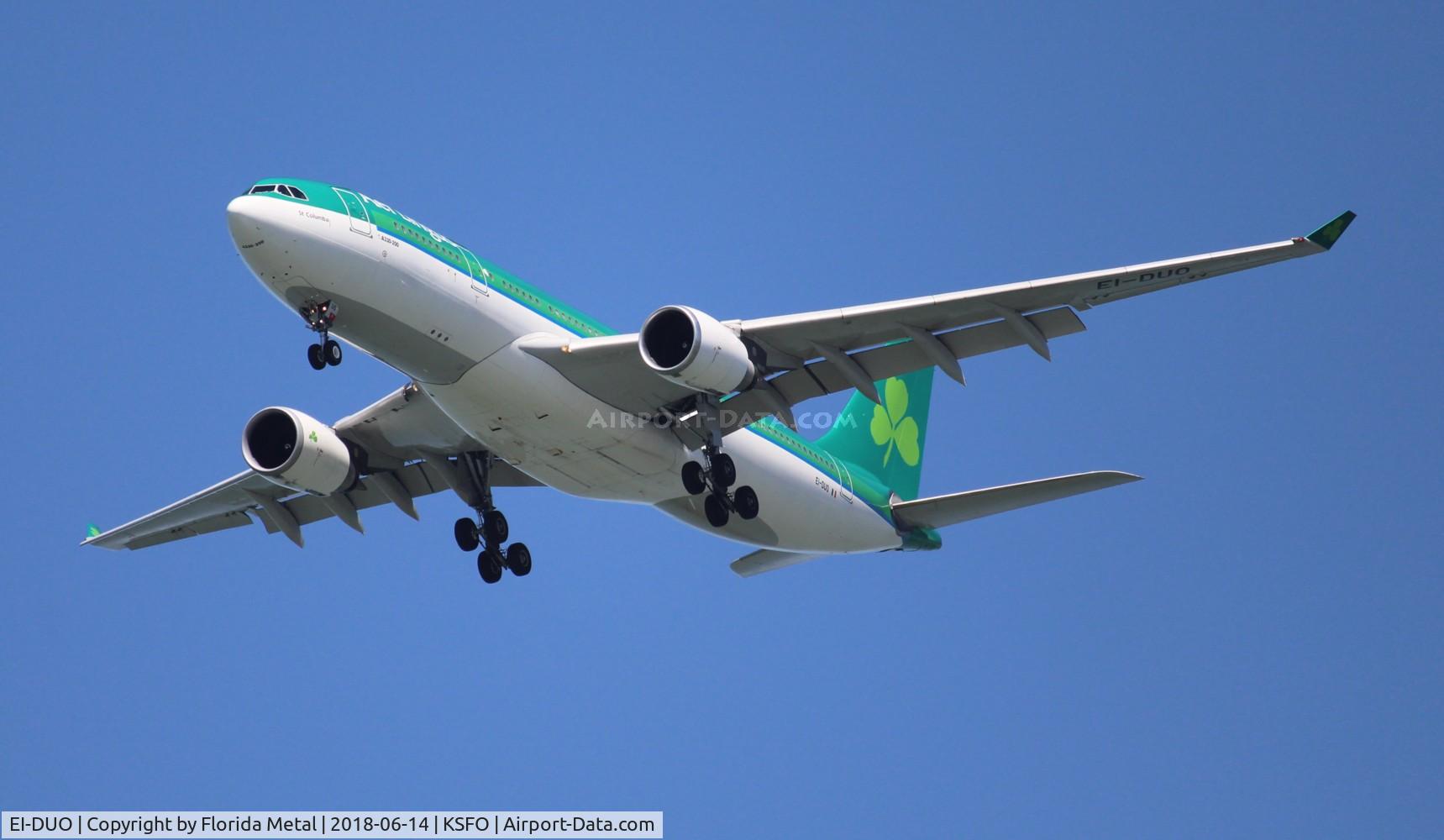EI-DUO, 2007 Airbus A330-202 C/N 841, SFO 2018