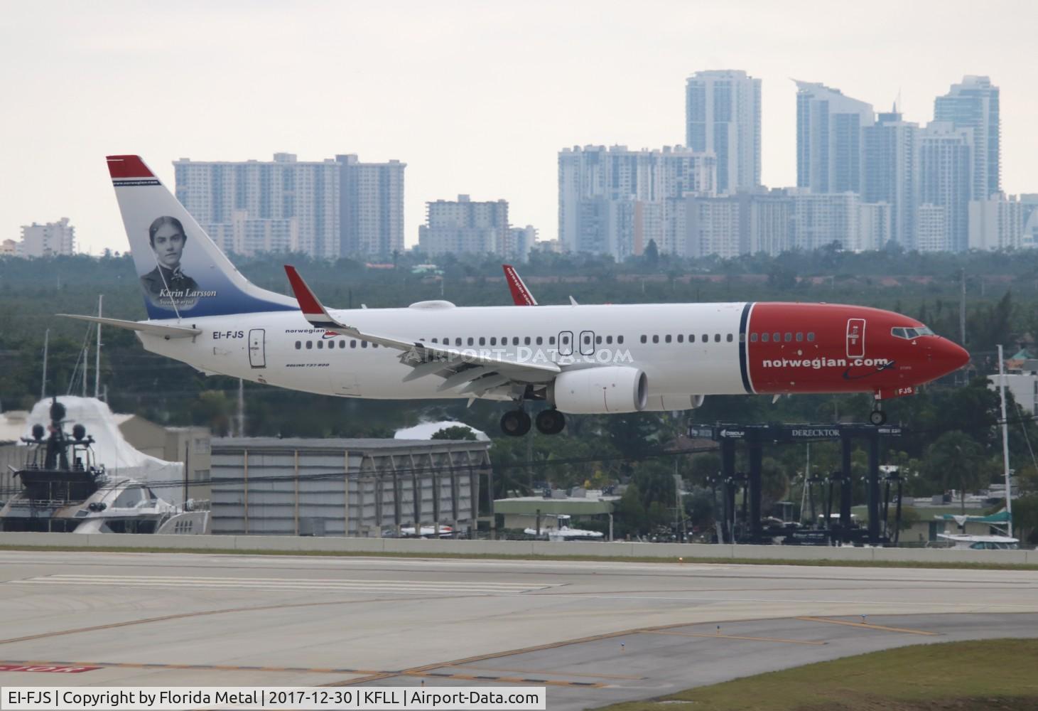 EI-FJS, 2016 Boeing 737-8JP C/N 41153, FLL 2017