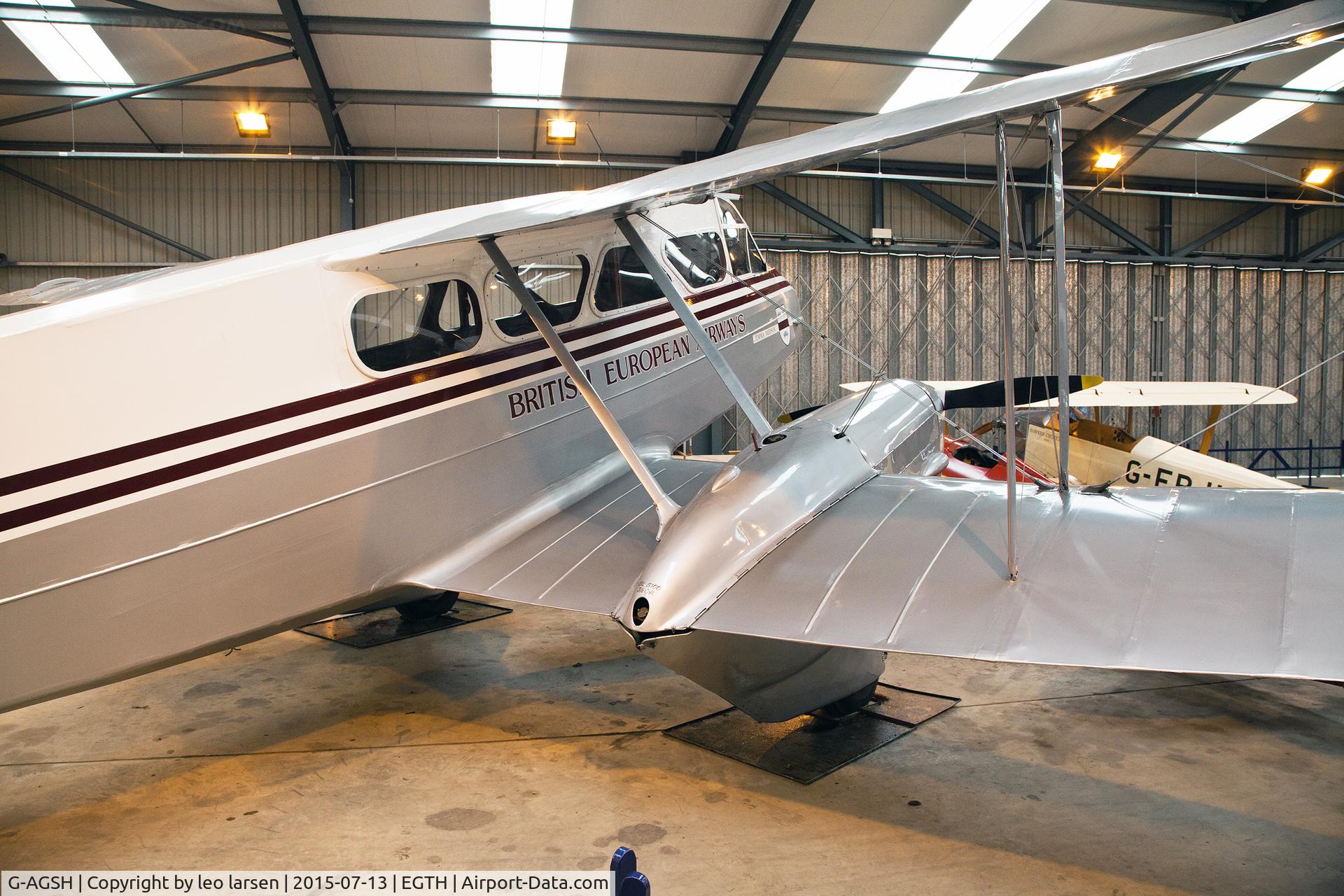 G-AGSH, 1945 De Havilland DH-89A Dominie/Dragon Rapide C/N 6884, Shuttleworth Collection 13.7.2015