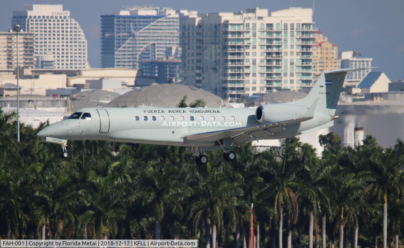 FAH-001, 2008 Embraer EMB-135BJ Legacy 600 C/N 14501041, FLL 2018
