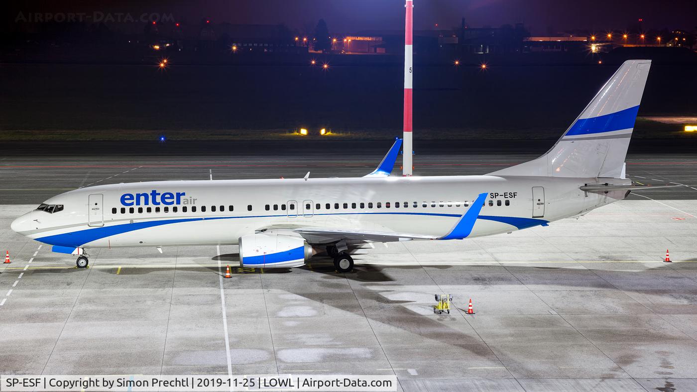 SP-ESF, 2012 Boeing 737-8AS C/N 40287, SP-ESF @ Linz Airport