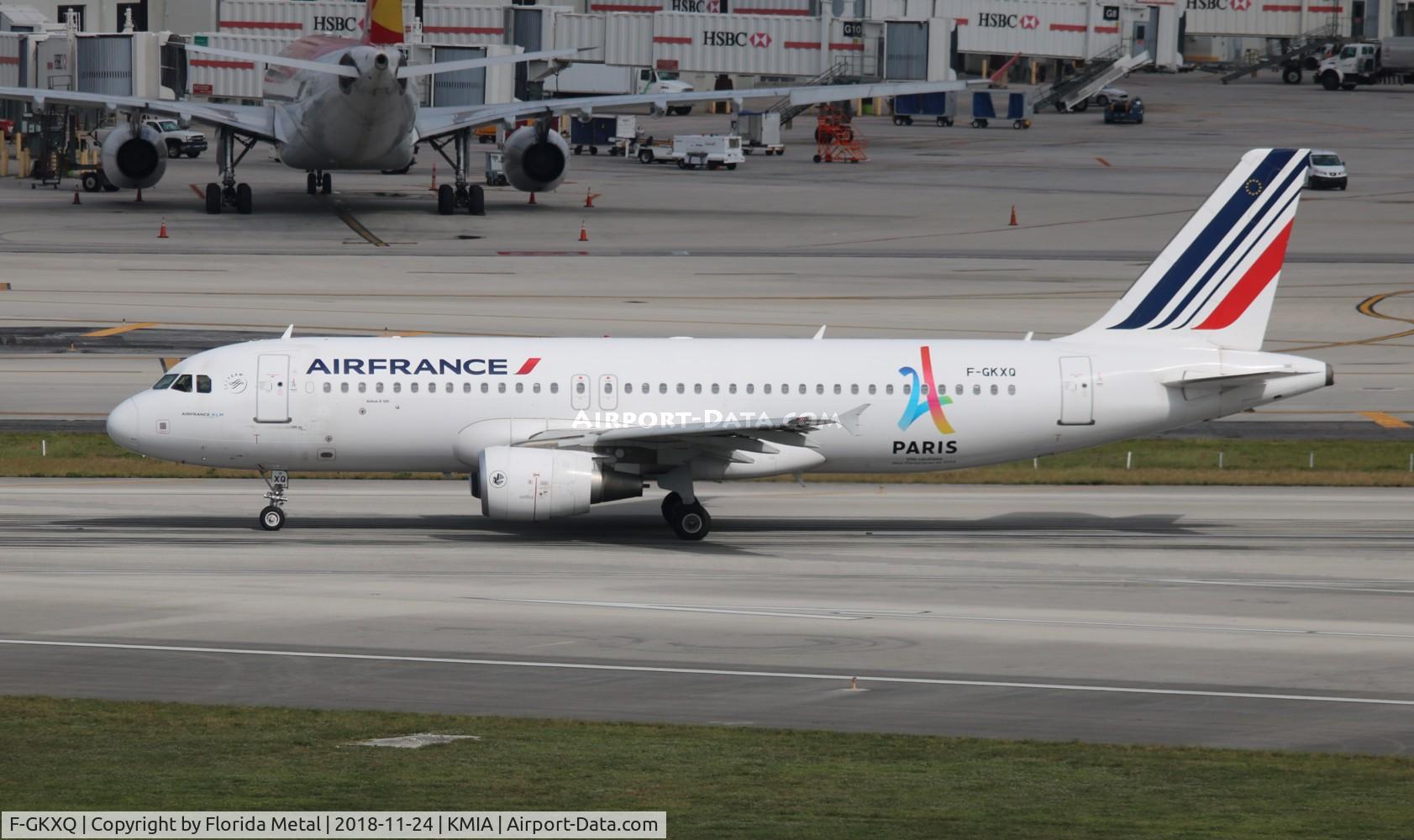 F-GKXQ, 2009 Airbus A320-214 C/N 3777, MIA 2018