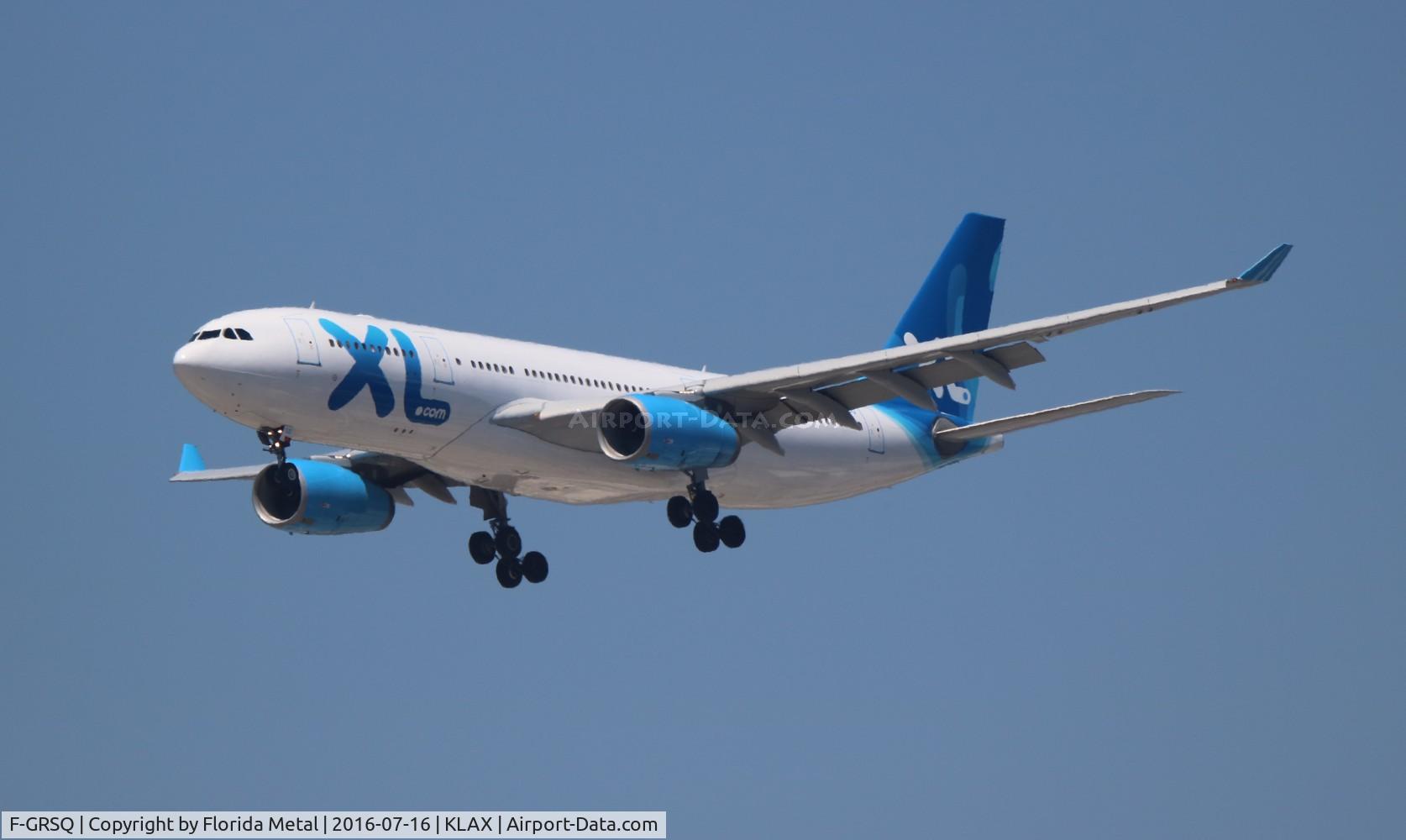 F-GRSQ, 2002 Airbus A330-243 C/N 501, LAX 2016