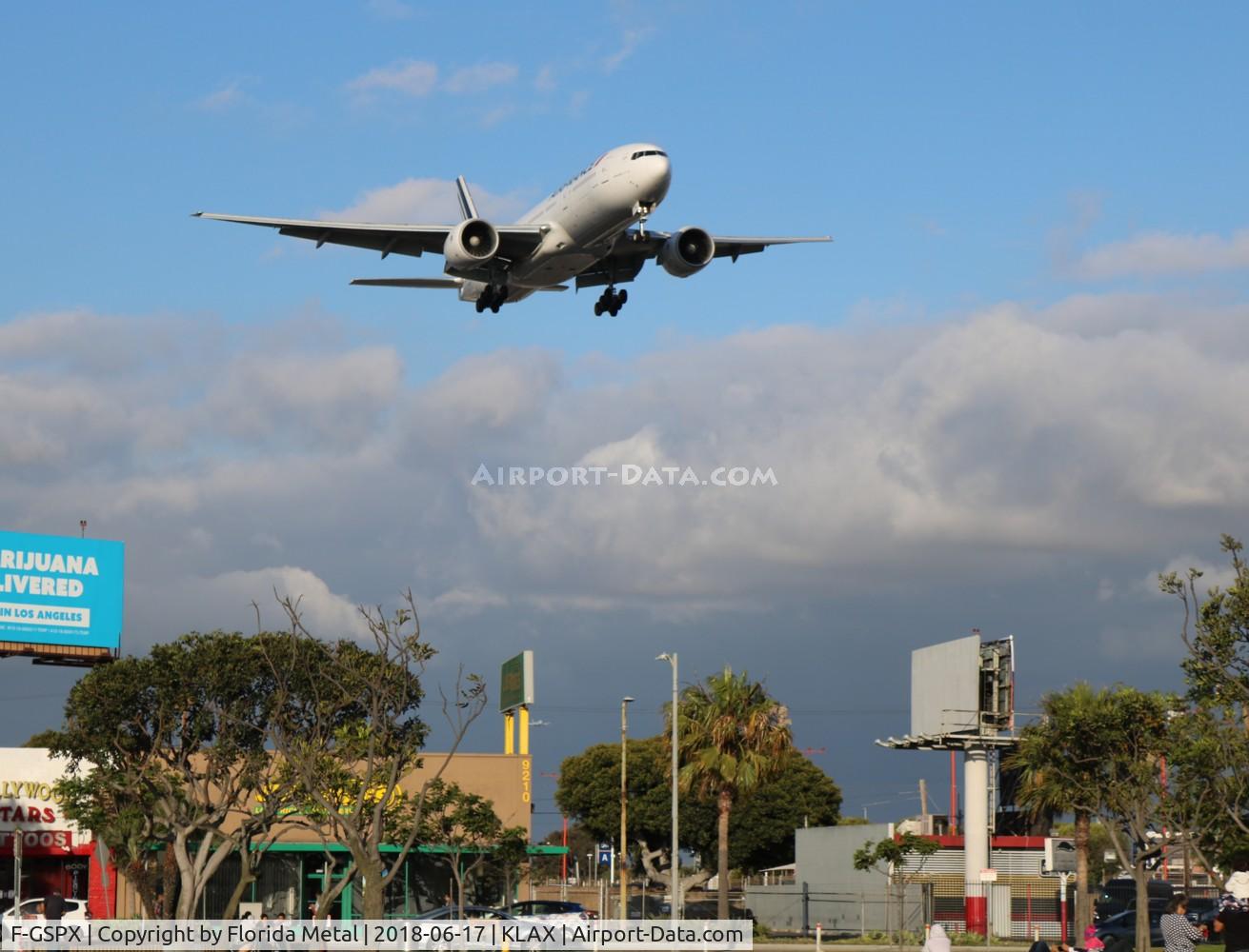F-GSPX, 2002 Boeing 777-228/ER C/N 32698, LAX 2018