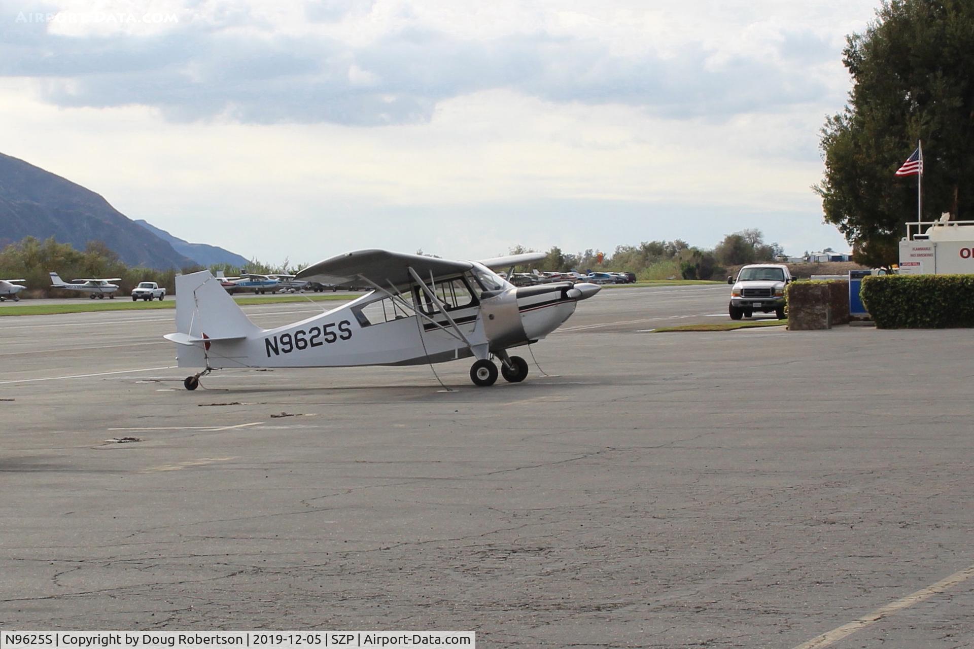 N9625S, 1966 Champion 7GCAA Citabria C/N 57, 1966 Champion 7GCAA CITABRIA, Lycoming O-320 150 Hp, Restricted class. On Transient Ramp