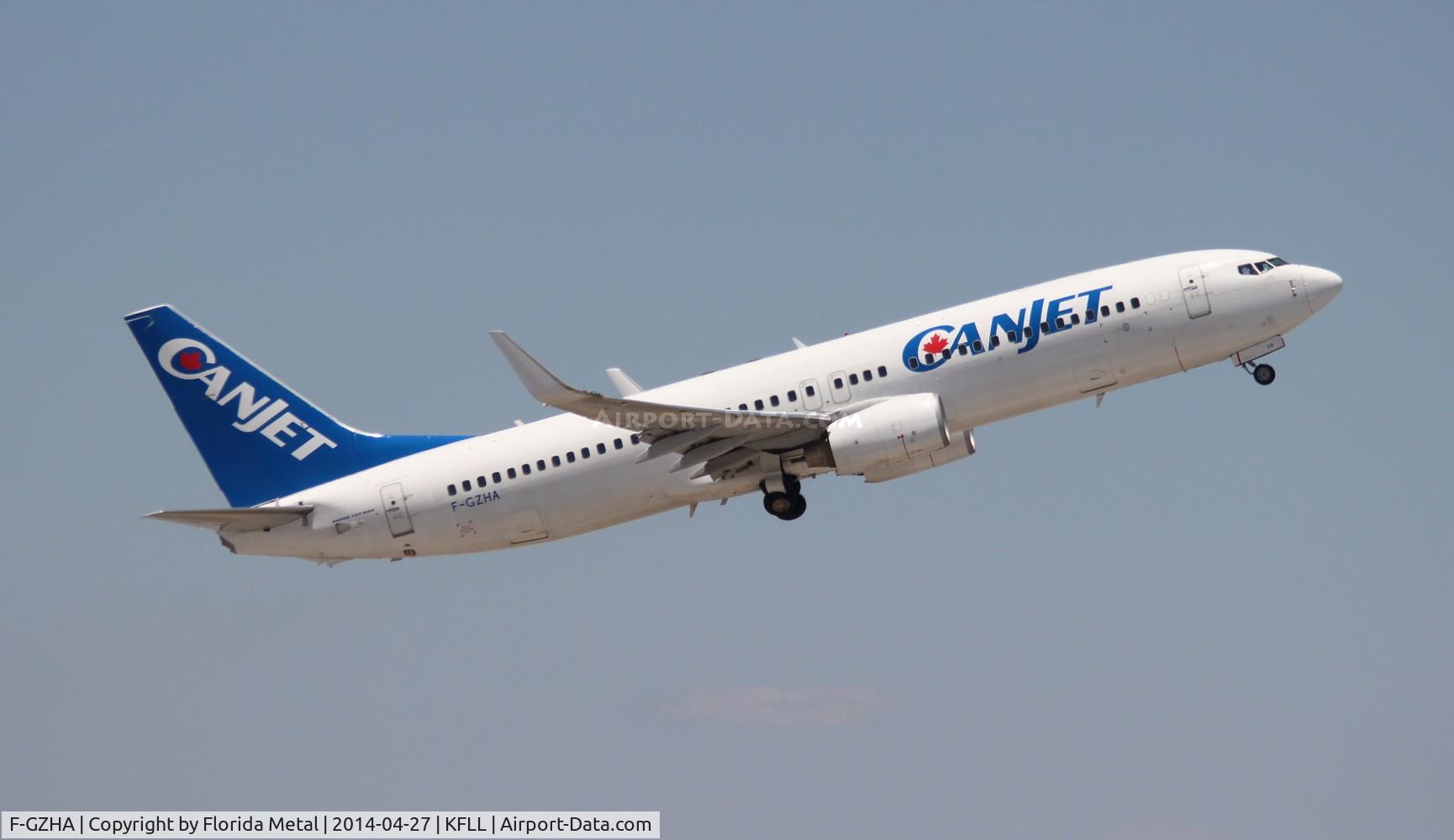 F-GZHA, 2007 Boeing 737-8GJ C/N 34901, FLL 2014