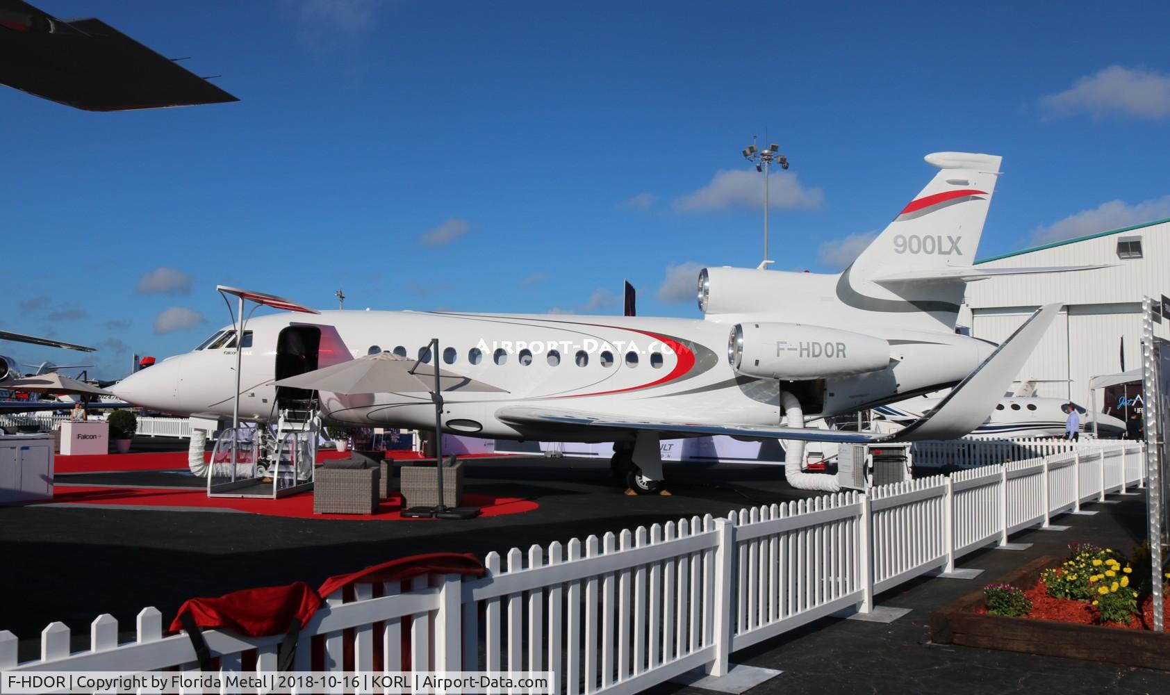 F-HDOR, 2018 Dassault Falcon 900EX C/N 309, ORL NBAA 2018