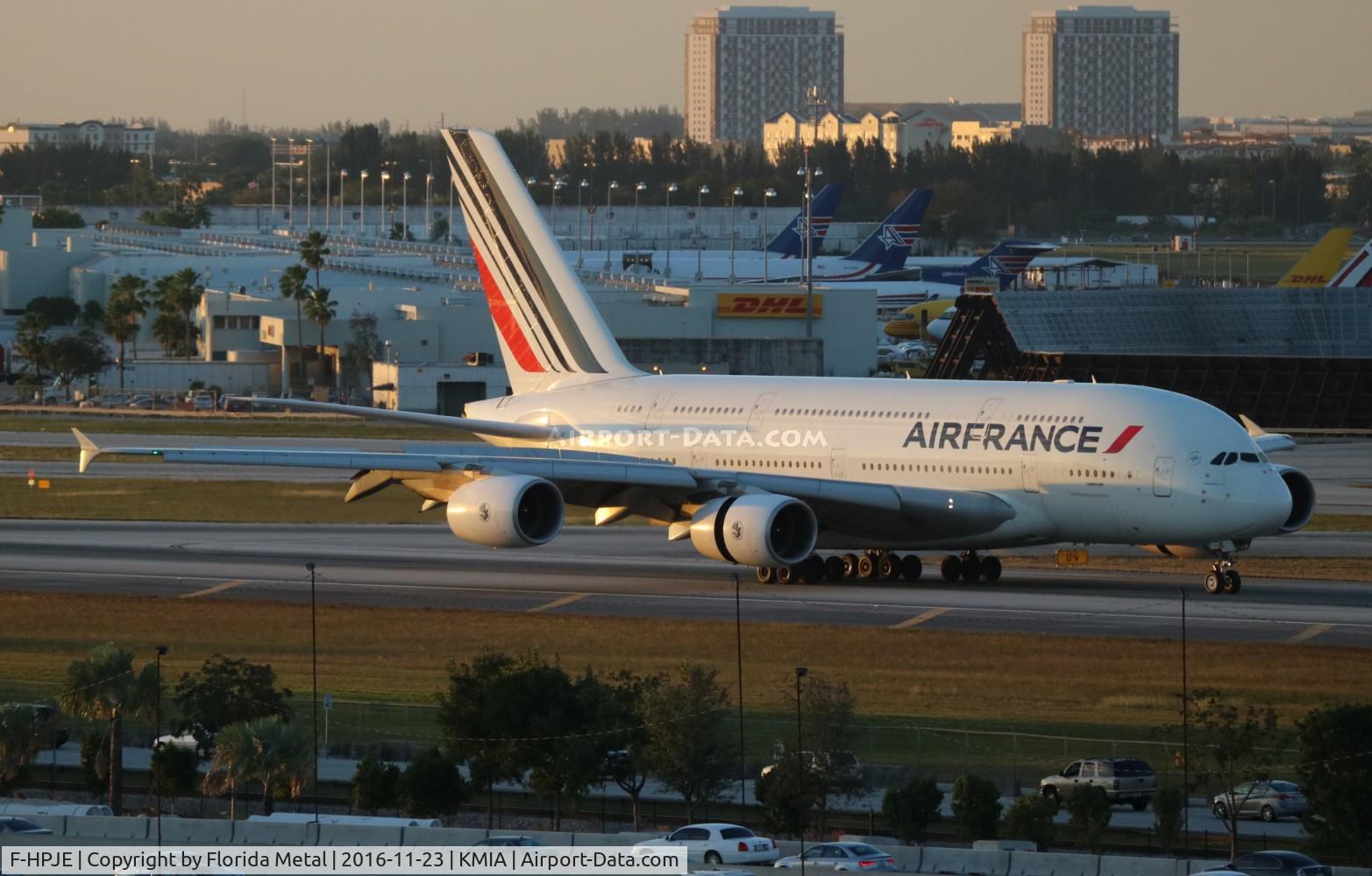 F-HPJE, 2010 Airbus A380-861 C/N 052, MIA 2016