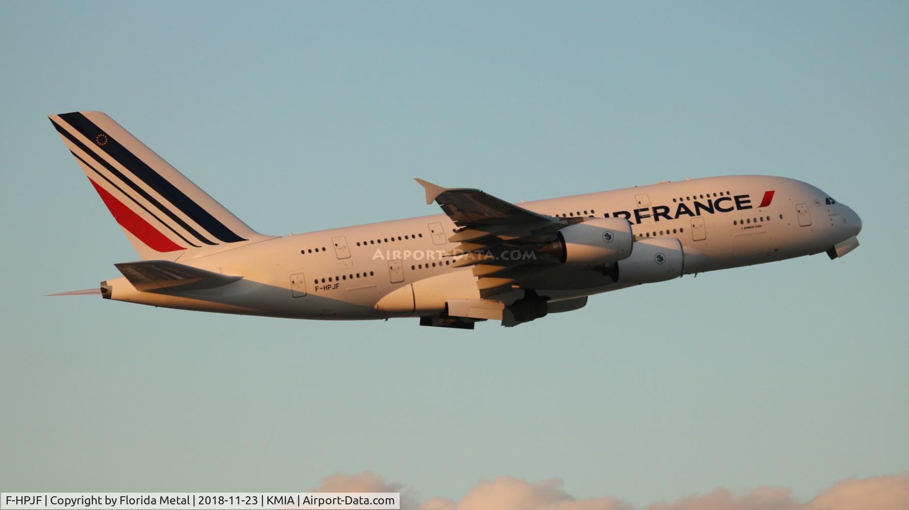 F-HPJF, 2010 Airbus A380-861 C/N 064, MIA 2018