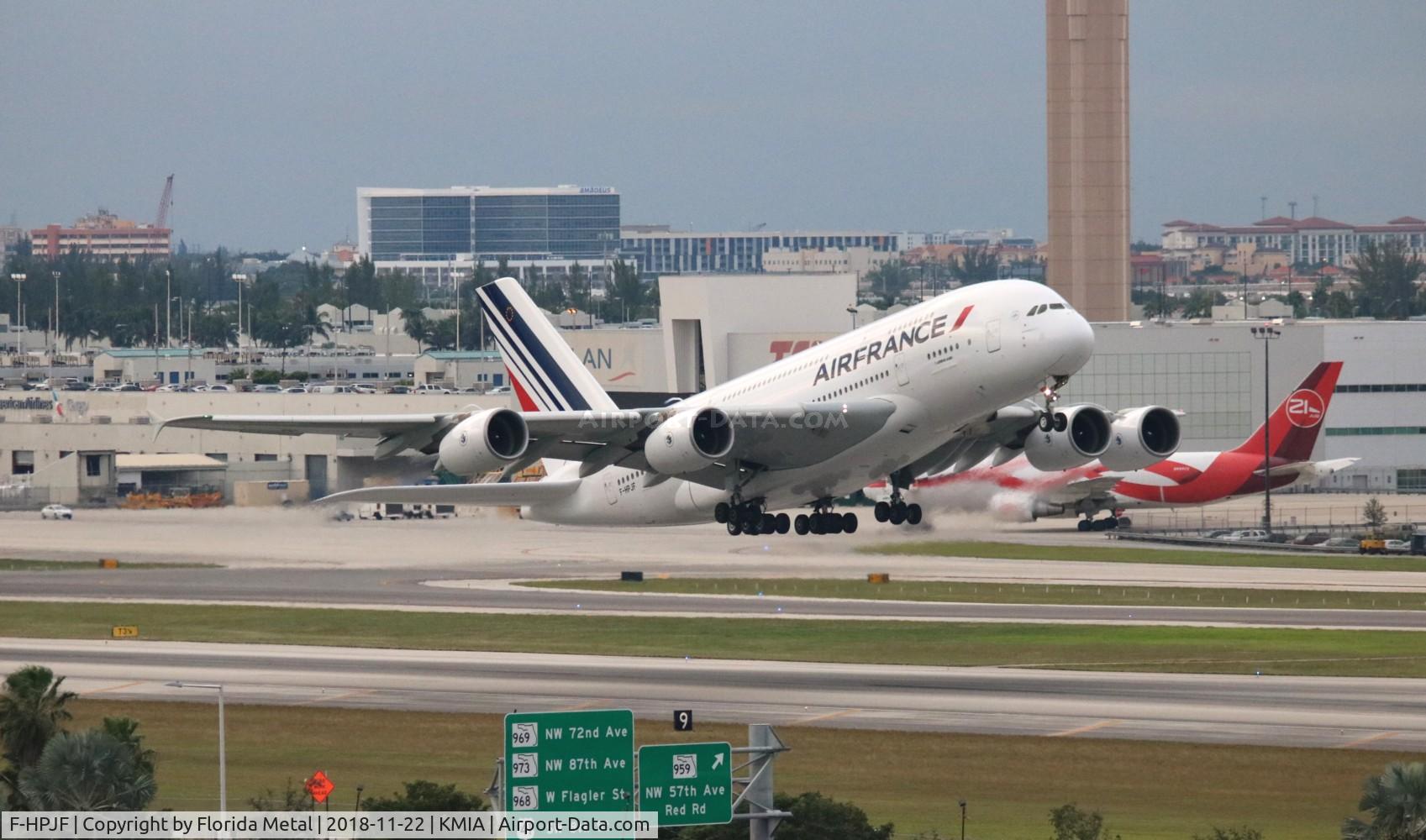 F-HPJF, 2010 Airbus A380-861 C/N 064, MIA 2018